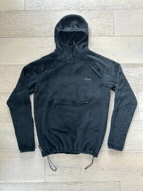 District Vision Black Pull Over Fleece with Hood
